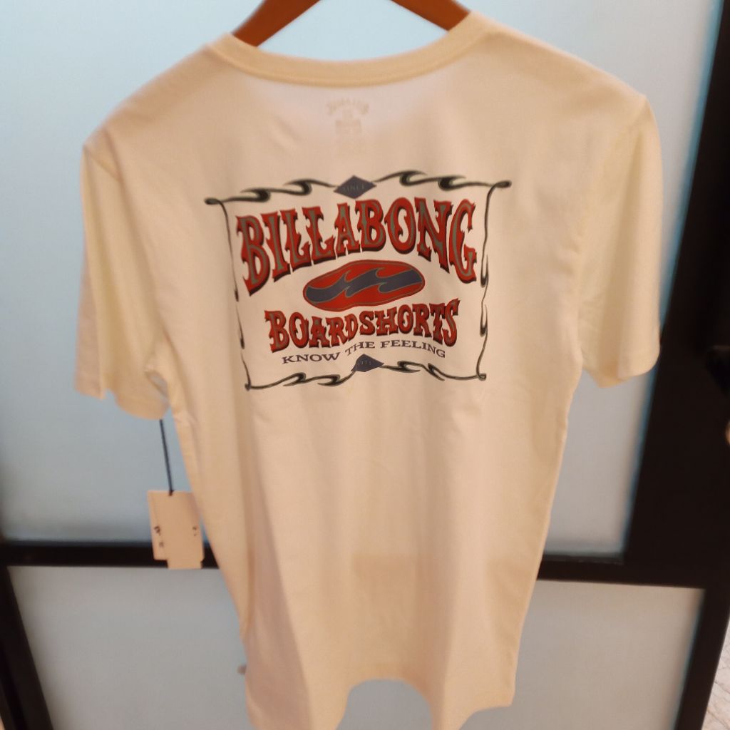 Baju Kaos Billabong Pria Original White