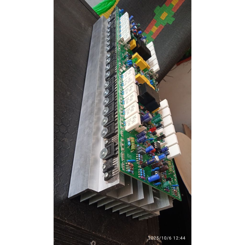 Kit Driver clas H GN15PRO 2 chanel siap colok PSU 3U 40cm pendingin tebal 8 mili tr final NJW ORI 14