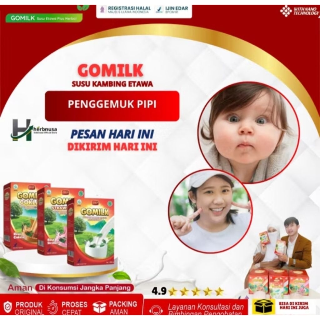 Susu Penggemuk Pipi Tembem Cabi Chubby Tembem kan Pipi Obat Penambah Berat Badan Penambah