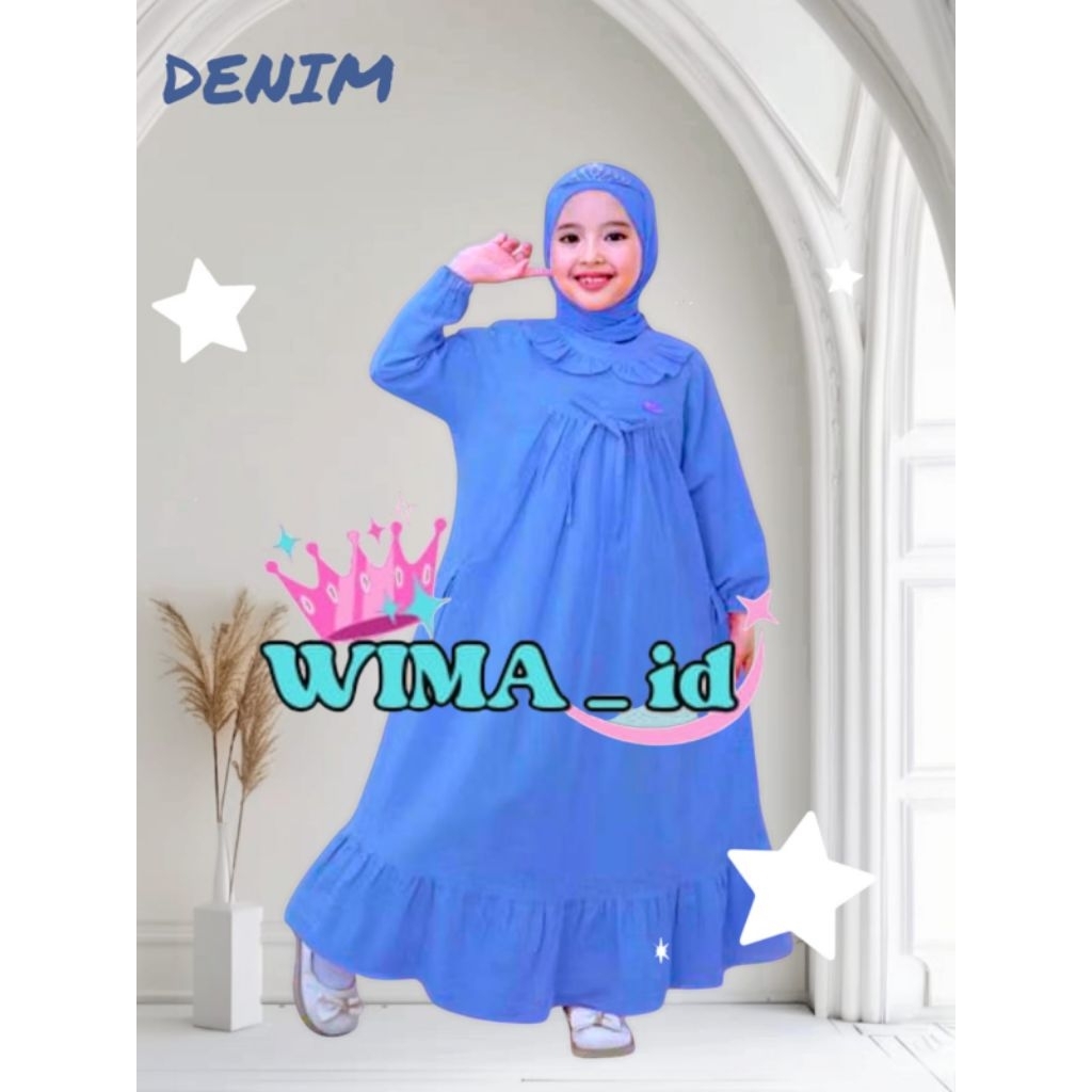 MJM_SET GAMIS DESITA ANAK PEREMPUAN Baju Muslim Wanita