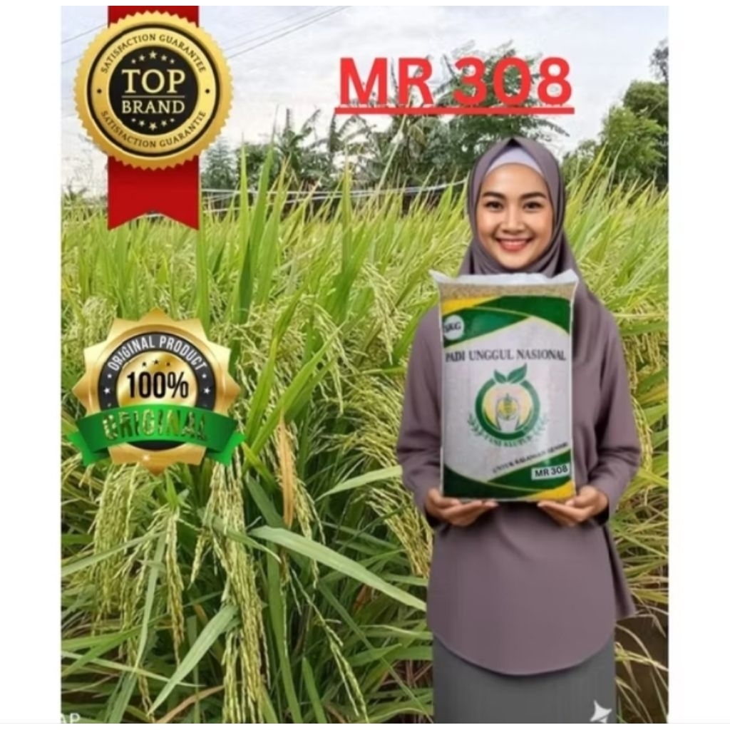 BENIH PADI MR 308 KEMASAN 5KG ORIGINAL