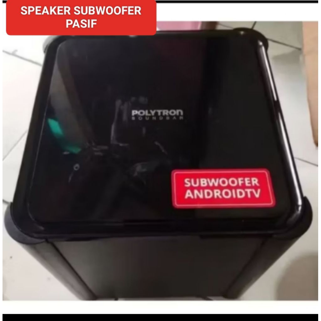 SPEAKER SUBWOOFER SPEAKER PASIF TV POLYTRON ANDROID