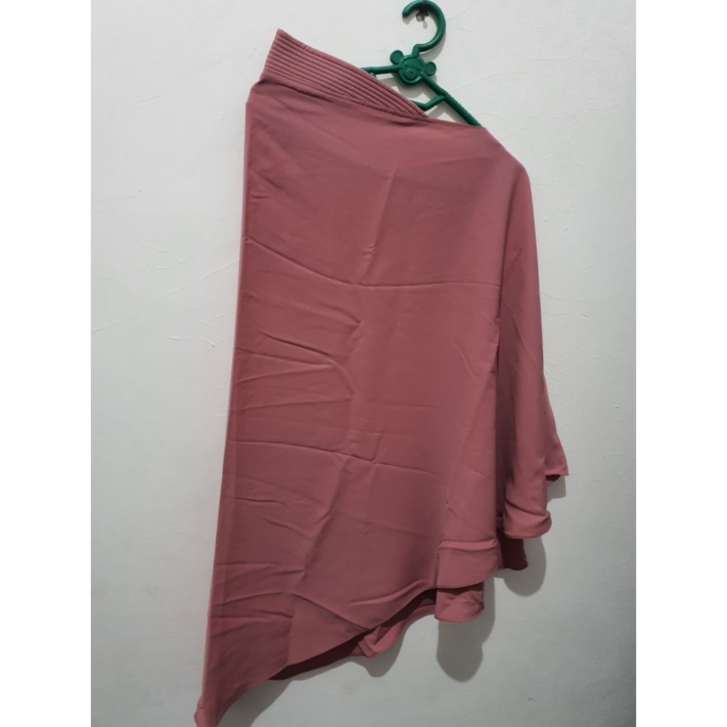 kerudung langsung pink salem