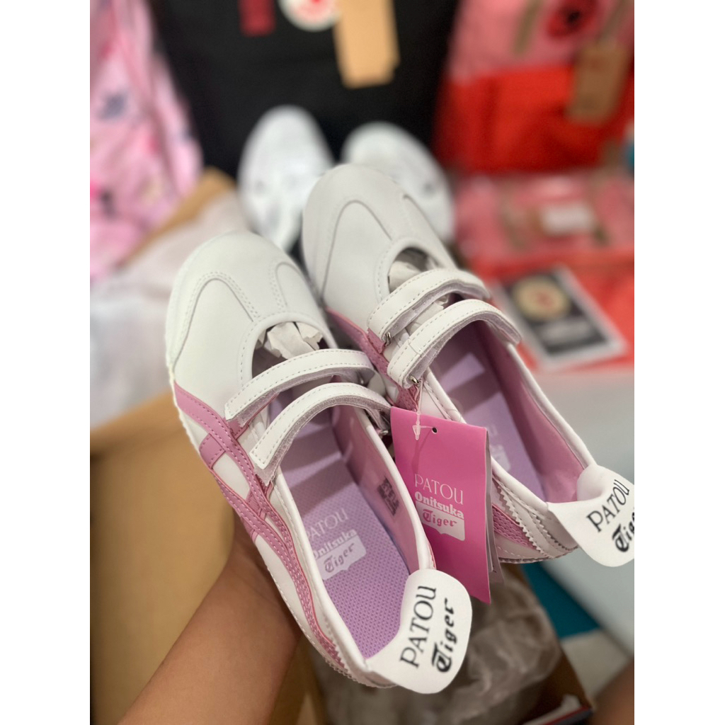 onitsuka tiger balerina pink white