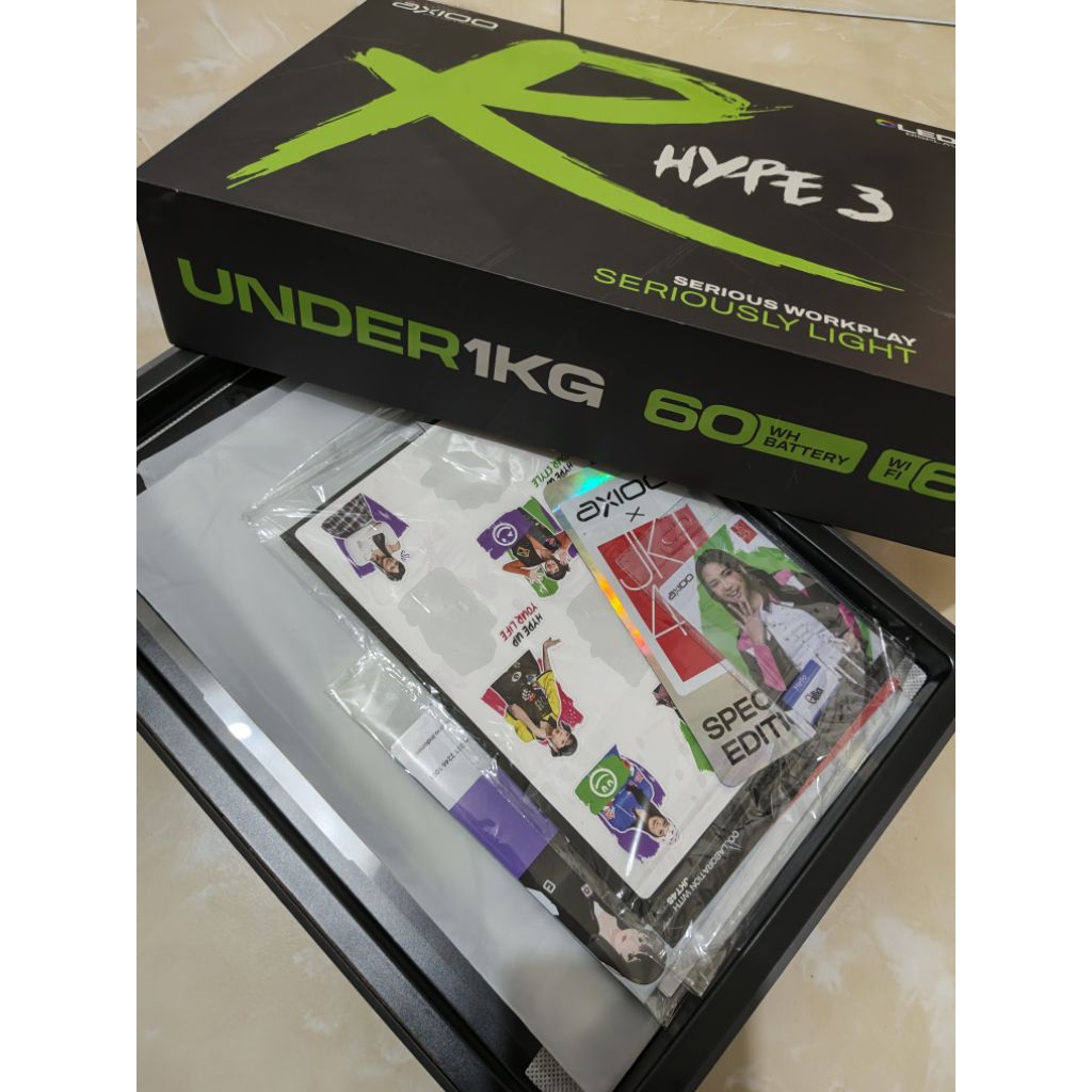 Axioo R3 Oled Bekas Pakai pribadi