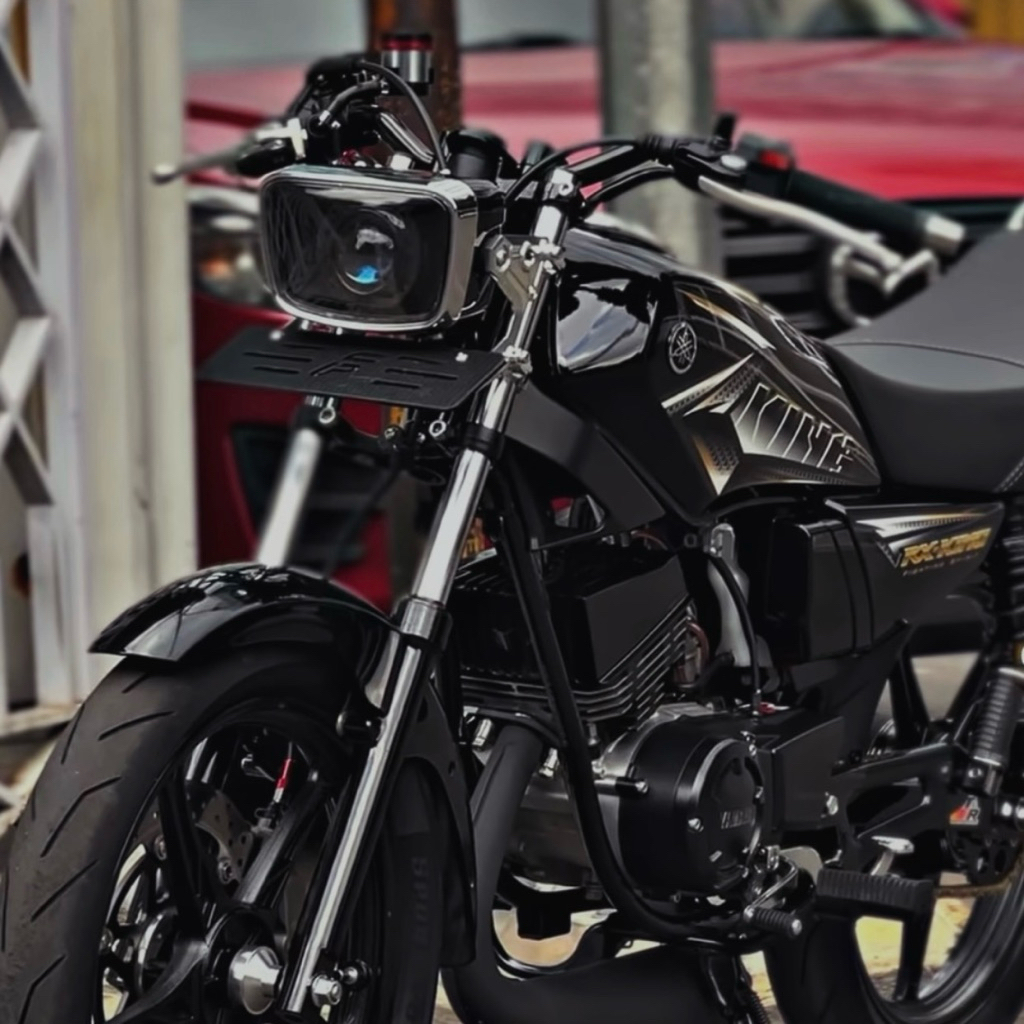 Stang stir Ninja Ss Rx king roadrace hitam X-Two stang style Hitam X-Two