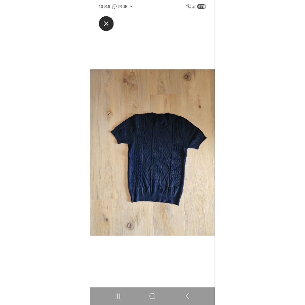 kaos.hitam.knit.polos