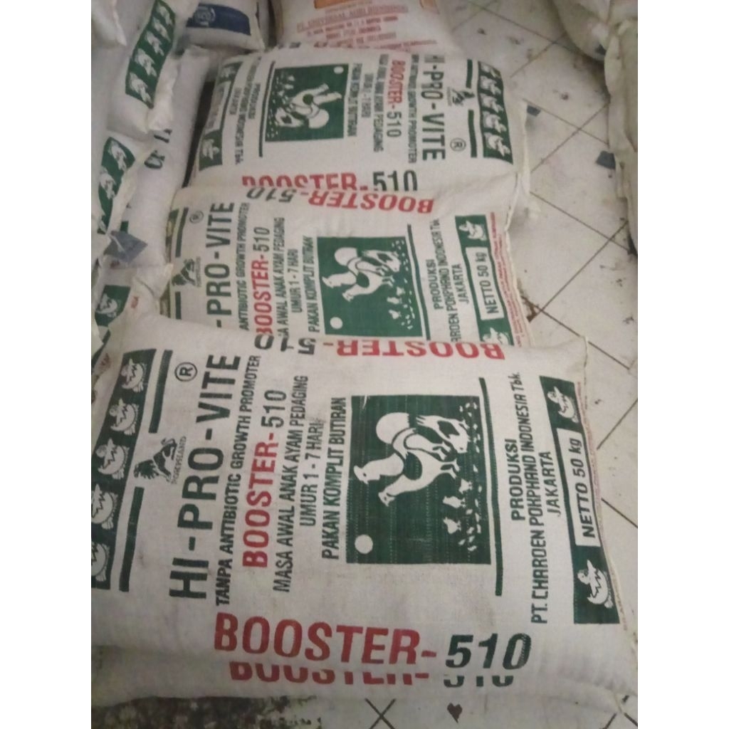 Pur ayam 510booster pakan poer starter broiler vur voer  anak ayam 510 booster pokphand voer popan