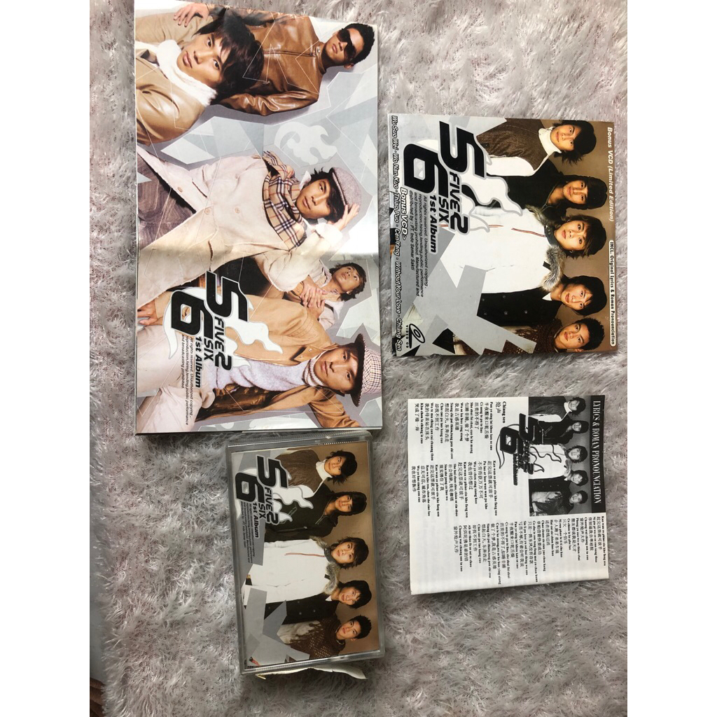 kaset pita 5566 album 1st album bonus vcd limited edition