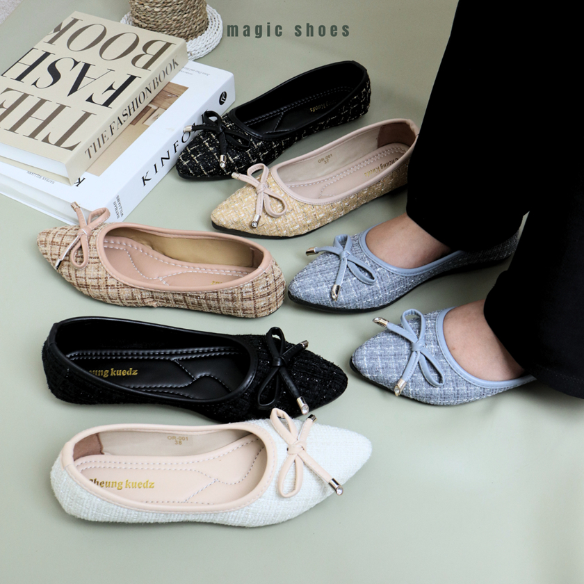 CHEUNG KUEDZ || THYSSA || SEPATU BALET PITA  RAJUT