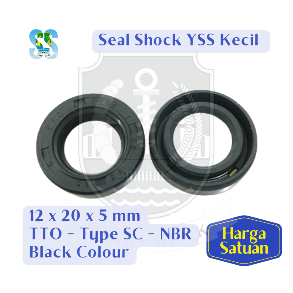 Sil Oli SC Shock Belakang YSS 12 20 5 mm (Oil Seal Rear Shock Breaker Absorber NBR FKM Viton)