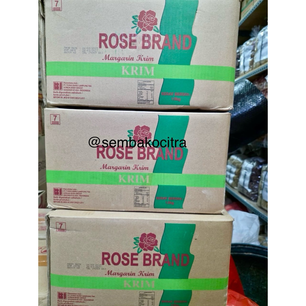 MARGARIN KRIM ROSE BRAND DUS / 1 DUS isi 15kg