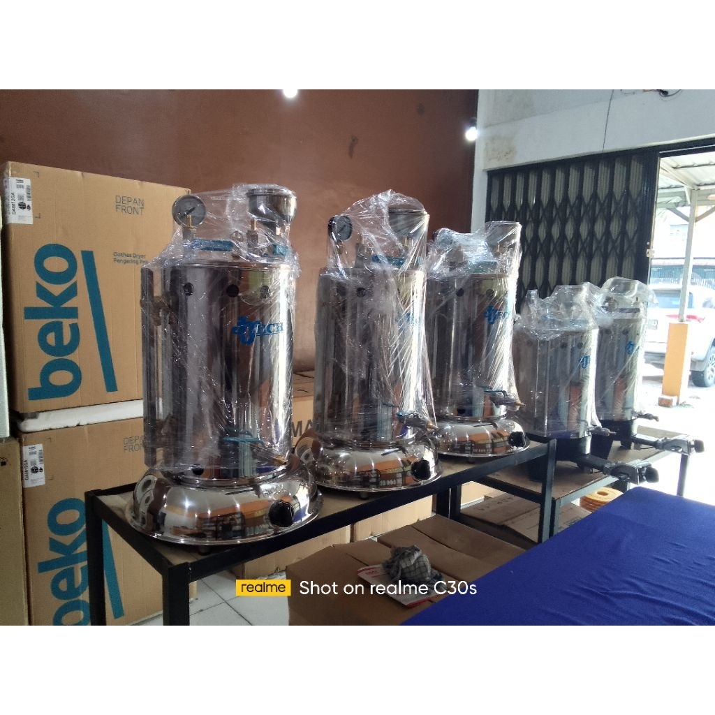 setrika uap boiler 10 liter HOCK