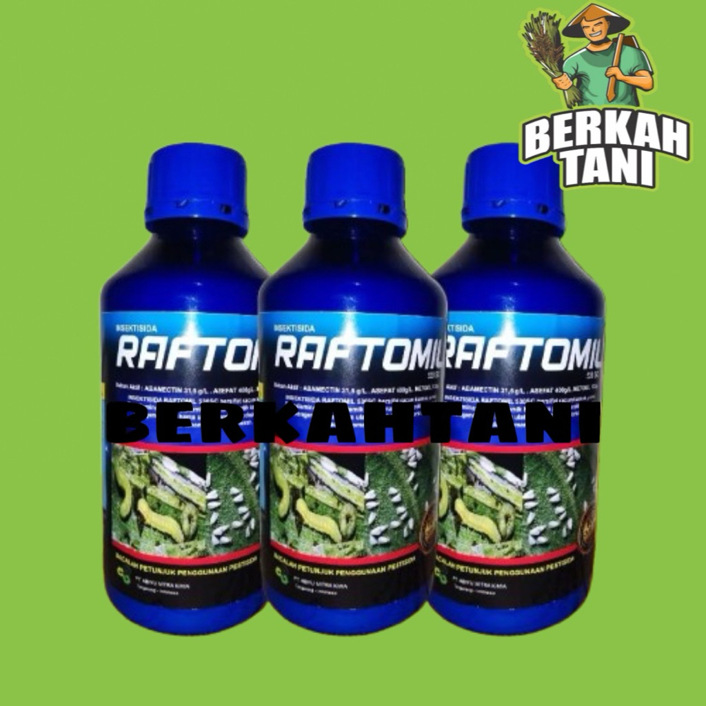 Raftomil Pembasmi Hama Ulat Grayak Ampuh Insektisida RAFTOMIL 530 SC isi 1 Liter Tanaman Abacel Stad