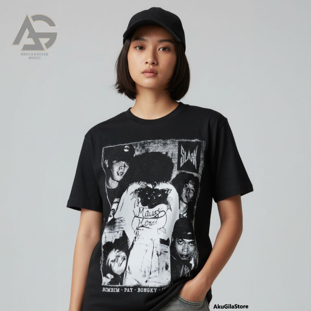 KAOS SLANK - SLANK JADUL - AG STORE - FORMASI 13 - MAWAR MERAH