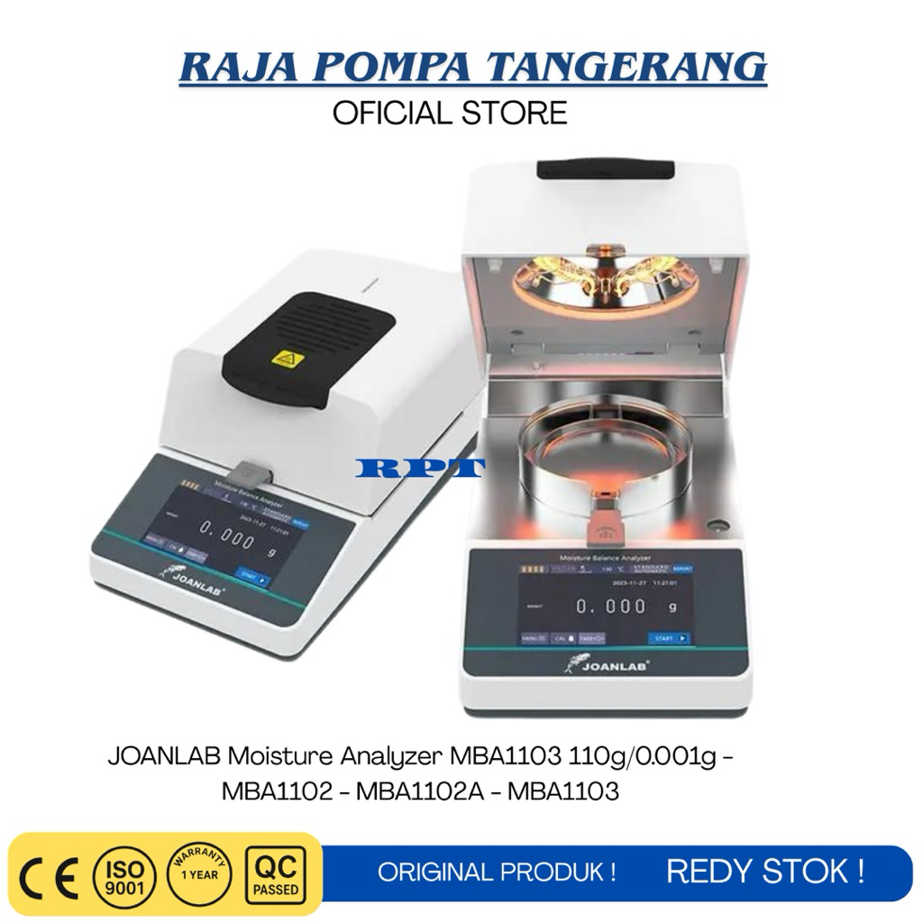 JOANLAB Moisture Analyzer MBA1103 110g/0.001g - MBA1102 - MBA1102A