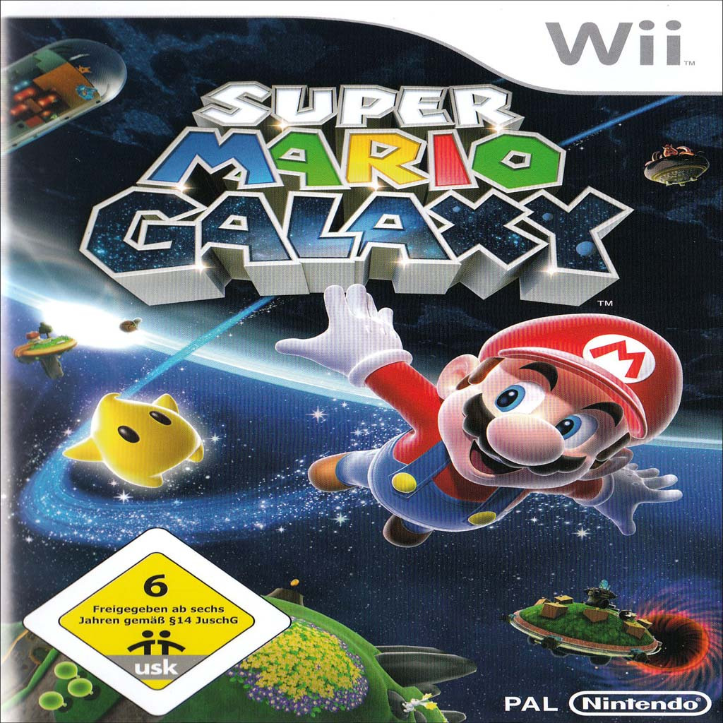 Kaset Nintendo Wii Super Mario Galaxy