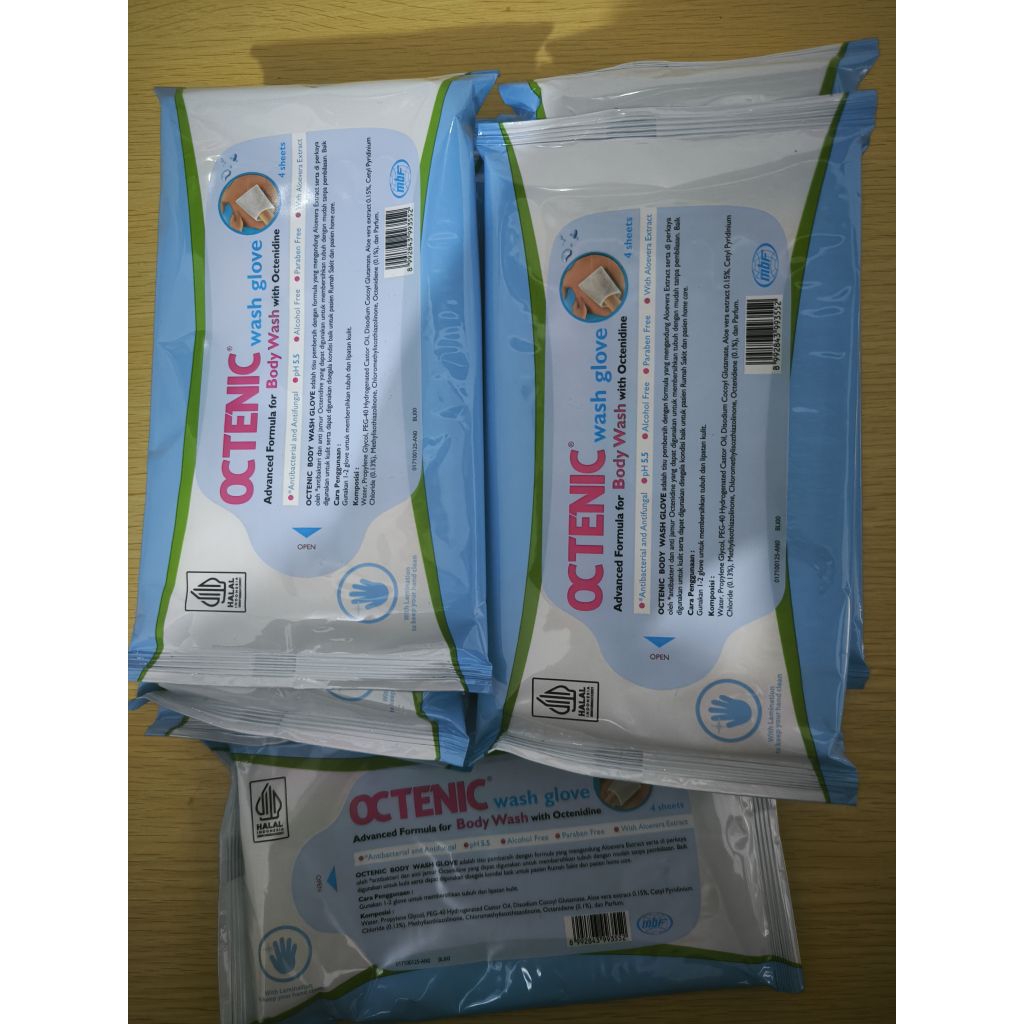 Octenic Wash Glove / Octenic Body Wash / Octenic Washlap Disposible