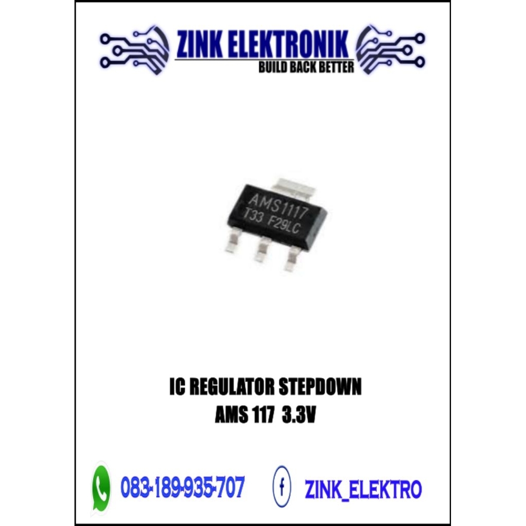 ic regulator stepdown 3.3v ams 1117