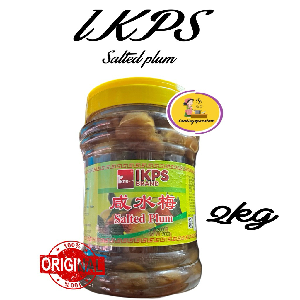 IKPS Salted Plum 2kg Plum Asin Kering Asli | Bahan Minuman & Masakan