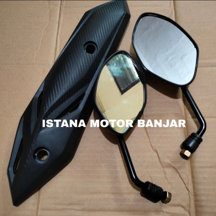 PAKET SPION STANDAR BEAT + COVER TAMENG TUTUP KNALPOT BEAT NEW 2020 LED COVER KNALPOT BEAT 2020