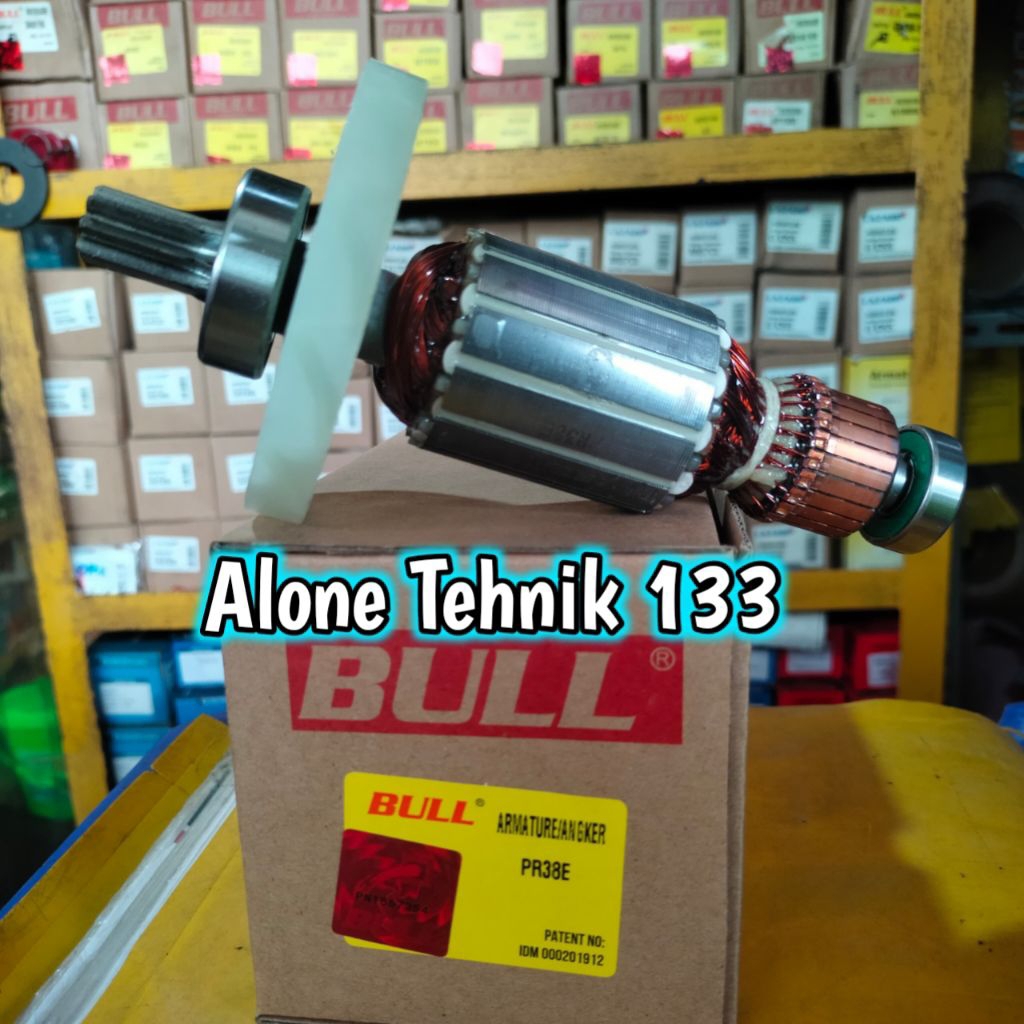 ARMATURE BULL PR38E ARMATURE ANGKER PR38E MESIN BOR HAMMER DRILL HITACHI PR 38 E