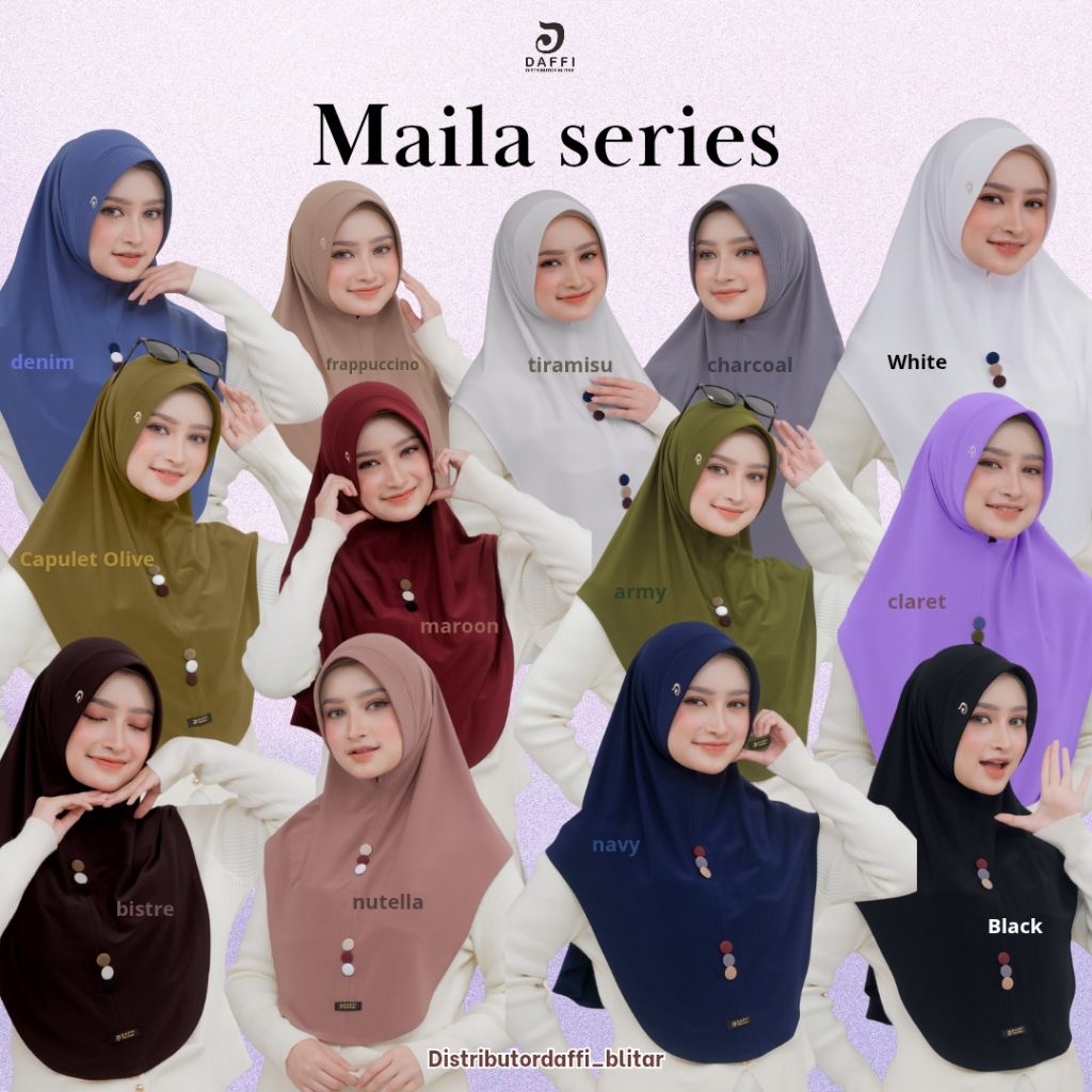 Daffi hijab _ MAILA SERIES _ Hijab instan
