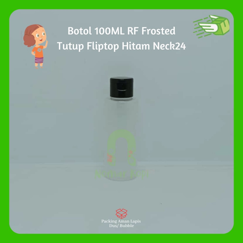 Botol 100ml RF Doff Tutup Fliptop N24
