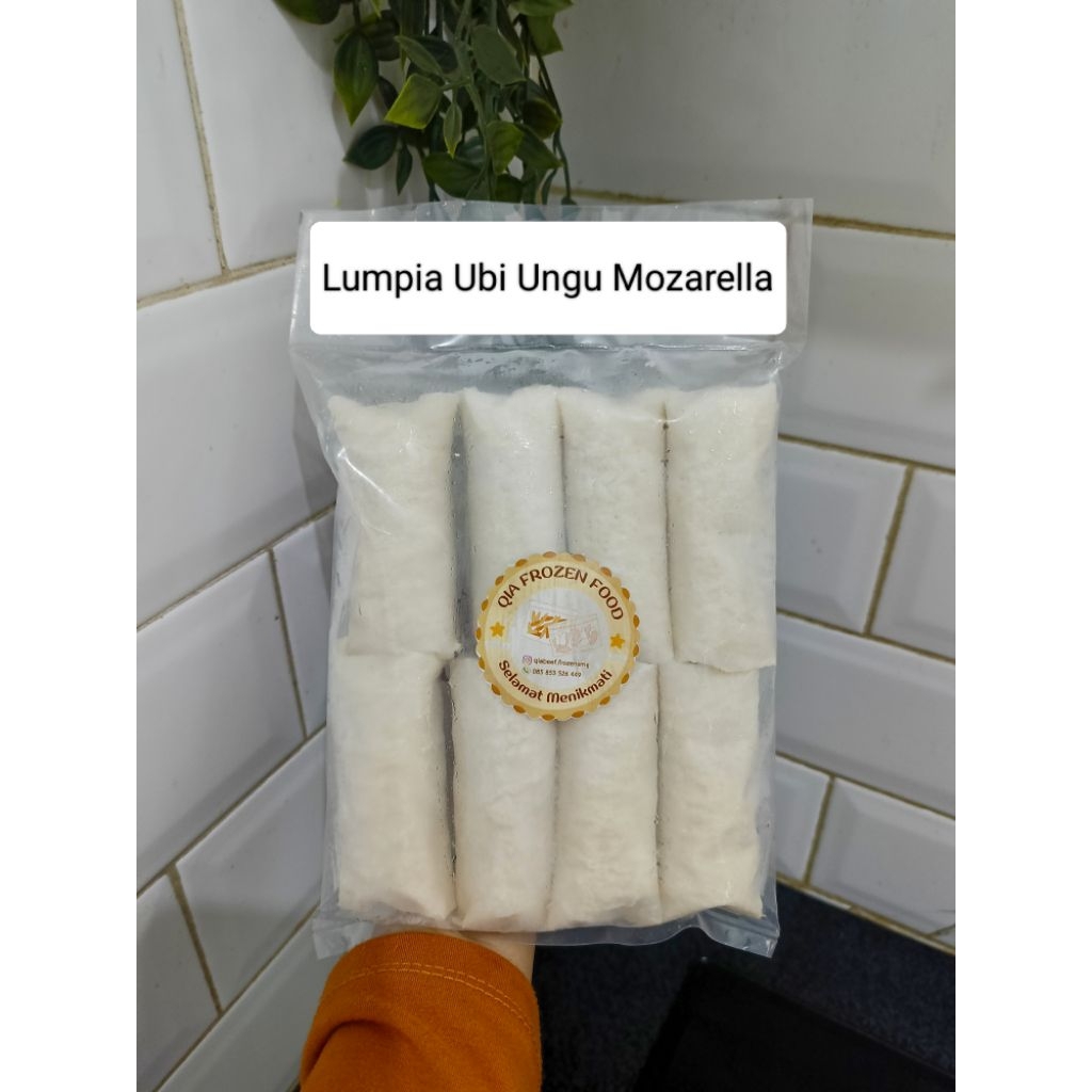 Lumpia Ubi Ungu Mozarella Home Made | Qia Frozen Food