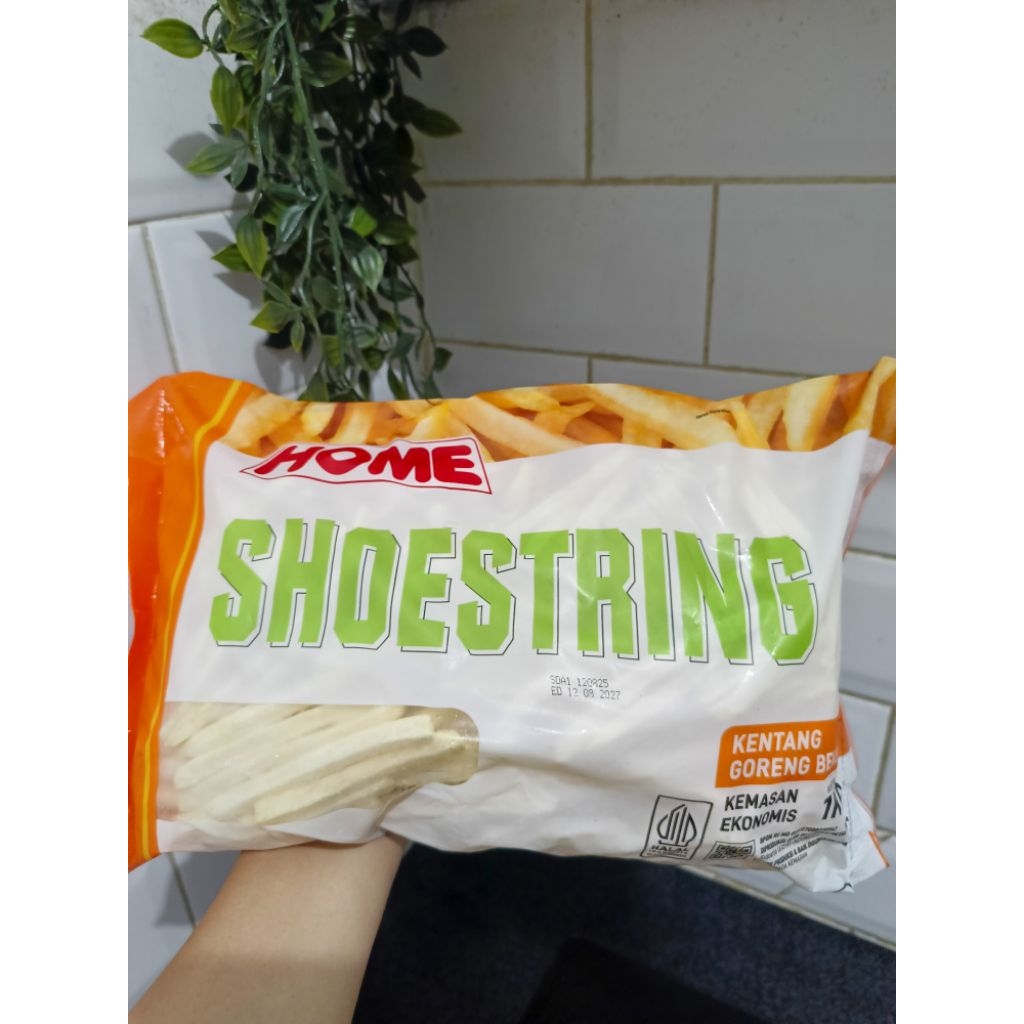 Home Shoestring 1kg | Kentang Goreng Frozen 1kg