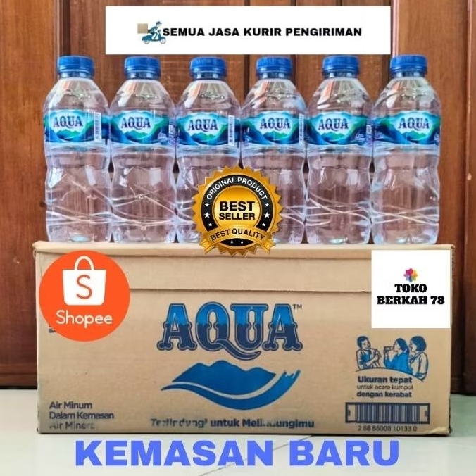 Aqua 330Ml / Aqua Botol 330Ml / Aqua 330 Ml ( Semua Jasa Kurir )
