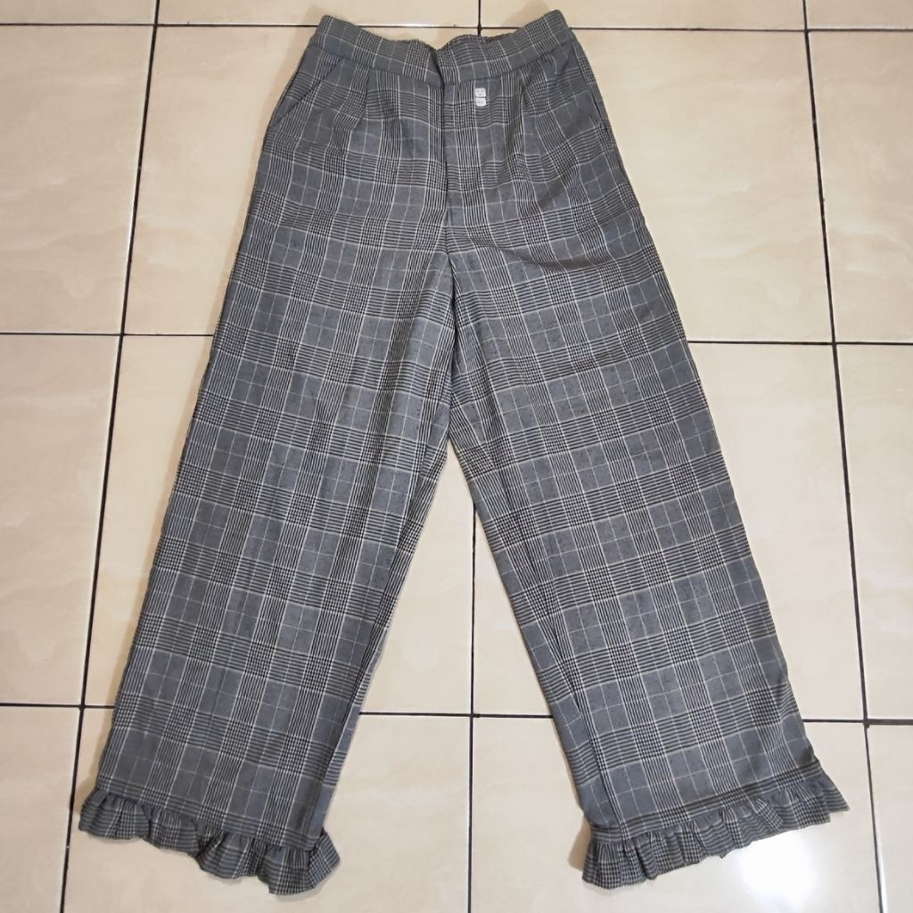 Kulot Tartan Anak Tanggung