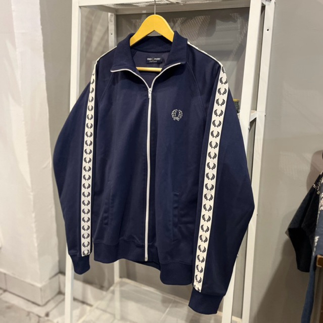 Fred Perry Track top Taped Navy L