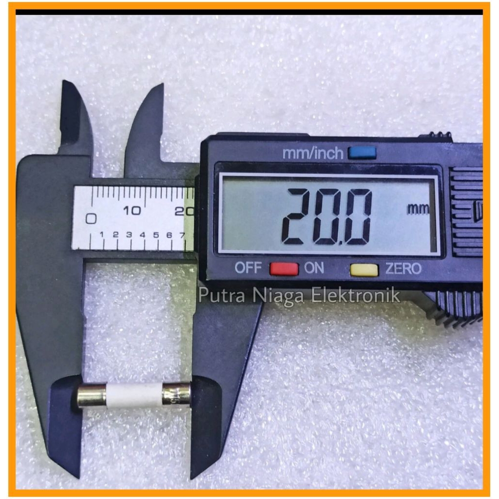 Fuse Keramik 2,5A 250V 2cm Ceramic 2.5A 5x20mm Sikring T2.5AL250V F2.5AL250V