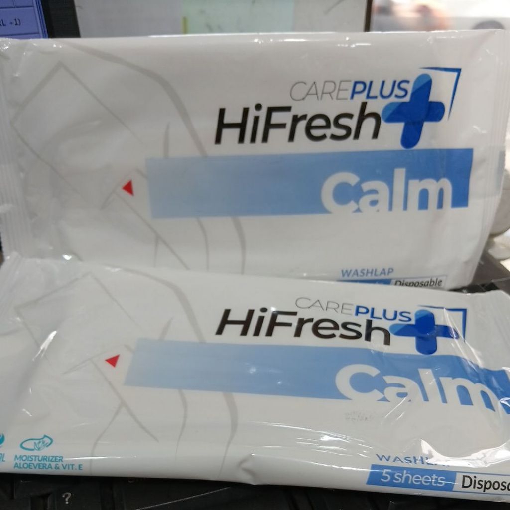 Care Plus Hifresh + washlap Disposable isi 5