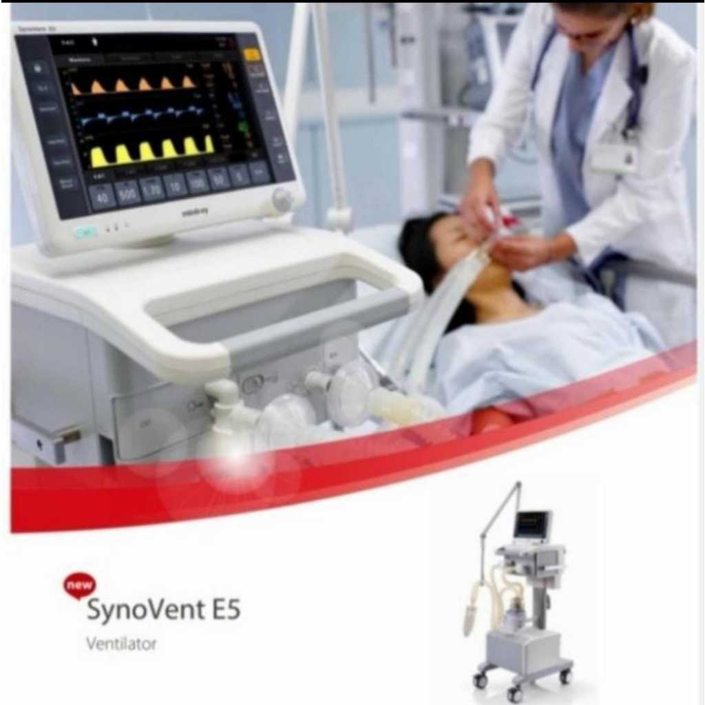 Ventilator ICU Synovent e5 mindray / mindray ventilator MINDRAY Murah