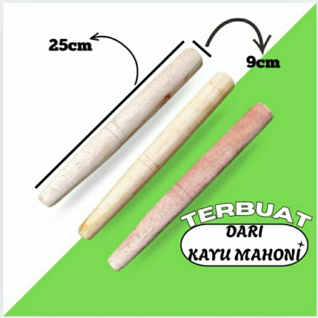 Gagang Parang Kayu Mahoni Tangkai Pegangan Sabit Arit Rumput