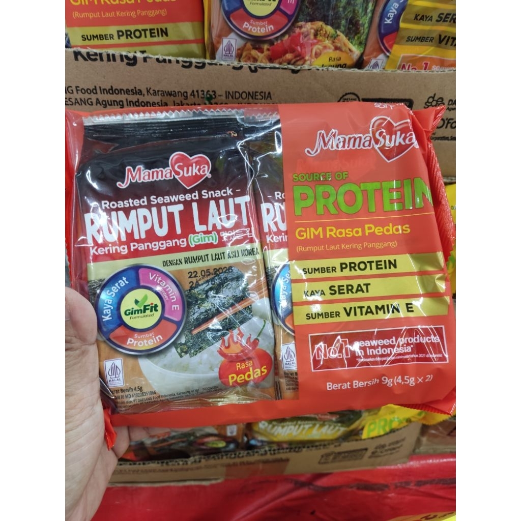 mama suka rumput laut