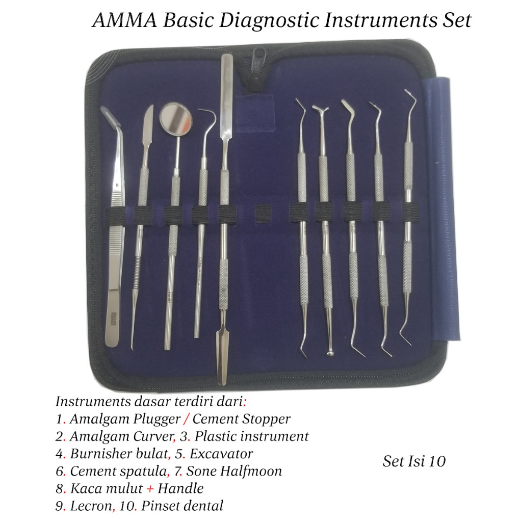 AMMA Basic Diagnostic Set / Dasar Instrumen  / Set Diagnostik / Diagnostic Kit