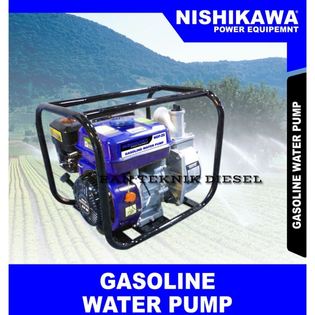 Mesin Pompa Air Bensin NGP 20 NISHIKAWA Water Pump 2 Inch