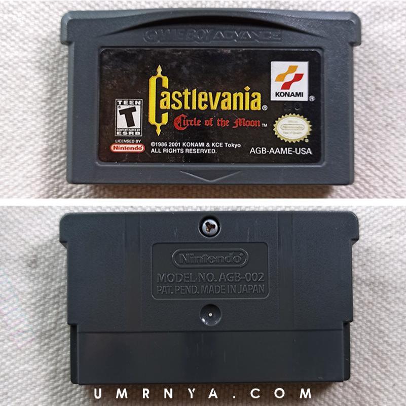 Kaset Original Castlevania Circle Of The Moon Nintendo Gameboy GBA SP