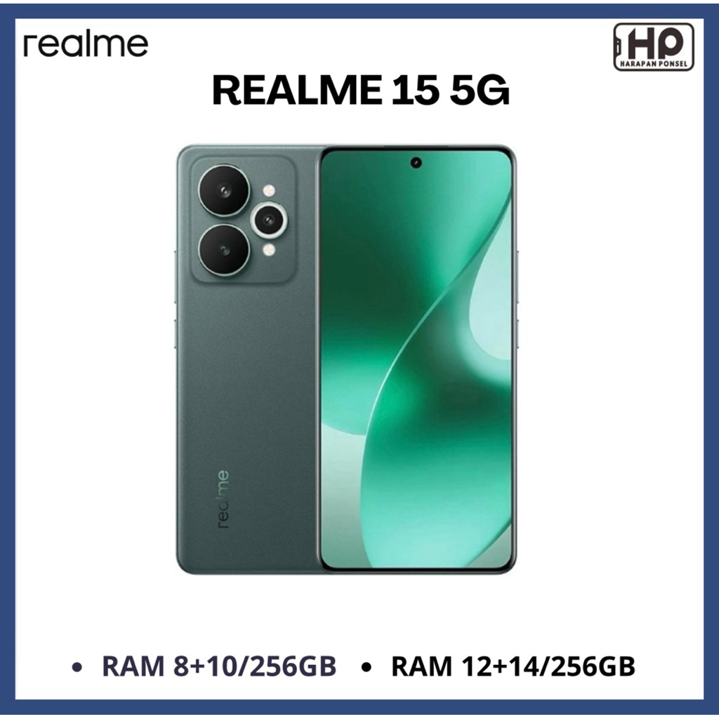 REALME 15 5G RAM 8+10/256GB  RAM 12+14/256GB