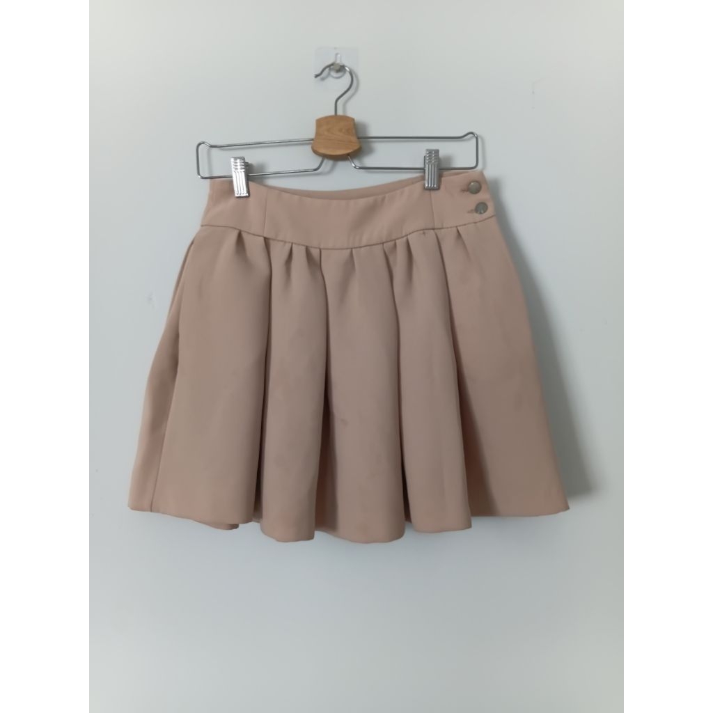 Zara Women Pleated Mini Skirt