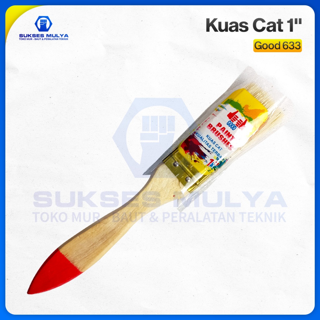 Kuas Cat 633 Ukuran 1" ( 25 mm ) / Paint Brush