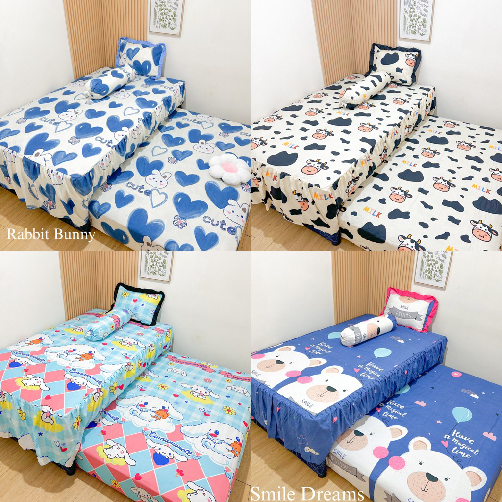 SPREI SORONG RUMBAI MOTIF KARAKTER ANAK 120x200