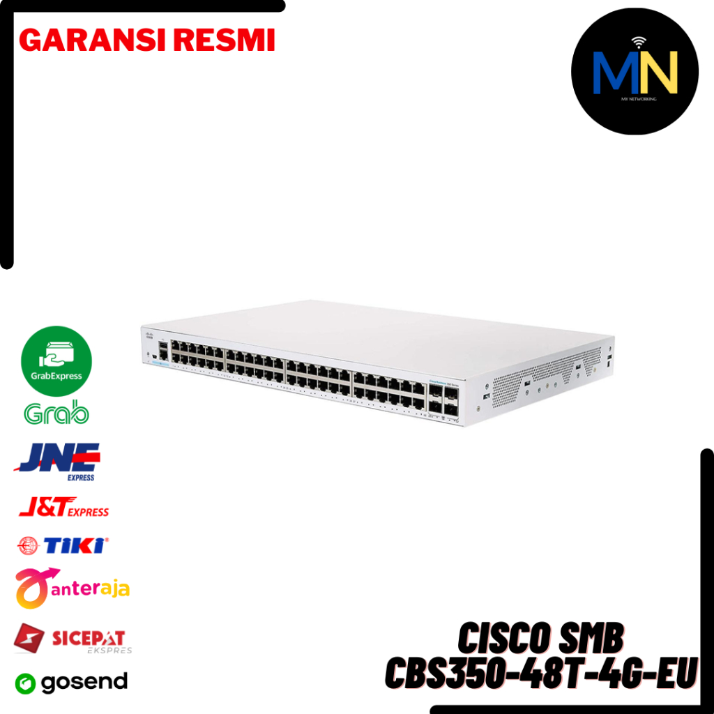 Cisco Business 350 Series Managed Switch, CBS350-48T-4G-EU, 48-port GE