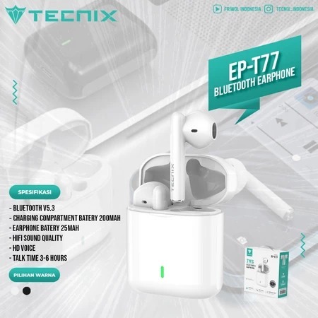 HEADSET TECNIX EP-T77 BLACK