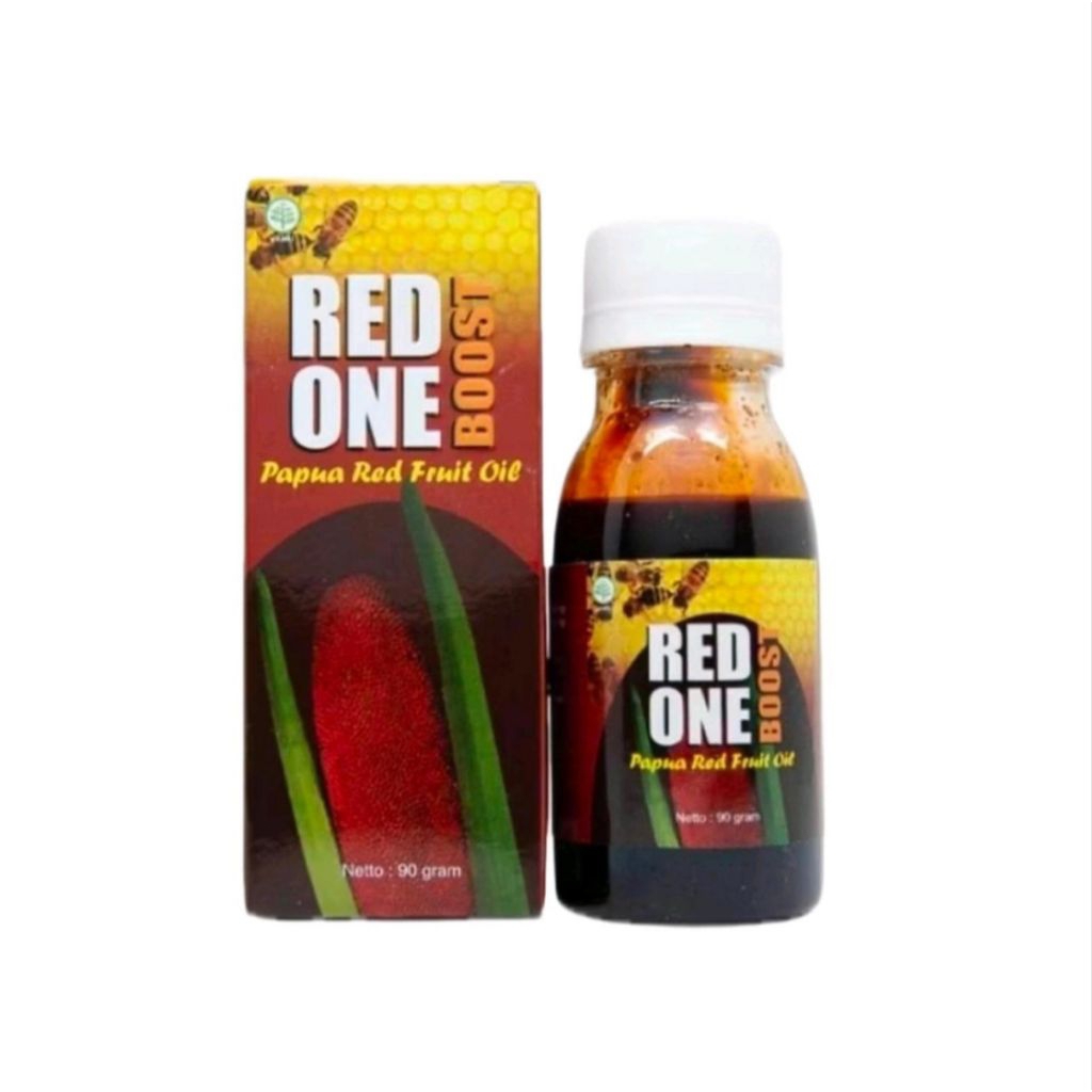 Red One Boost Minyak Buah Merah Papua & Madu Murni - Vitamin Imunitas Tubuh Herbal Antioksidan Alami