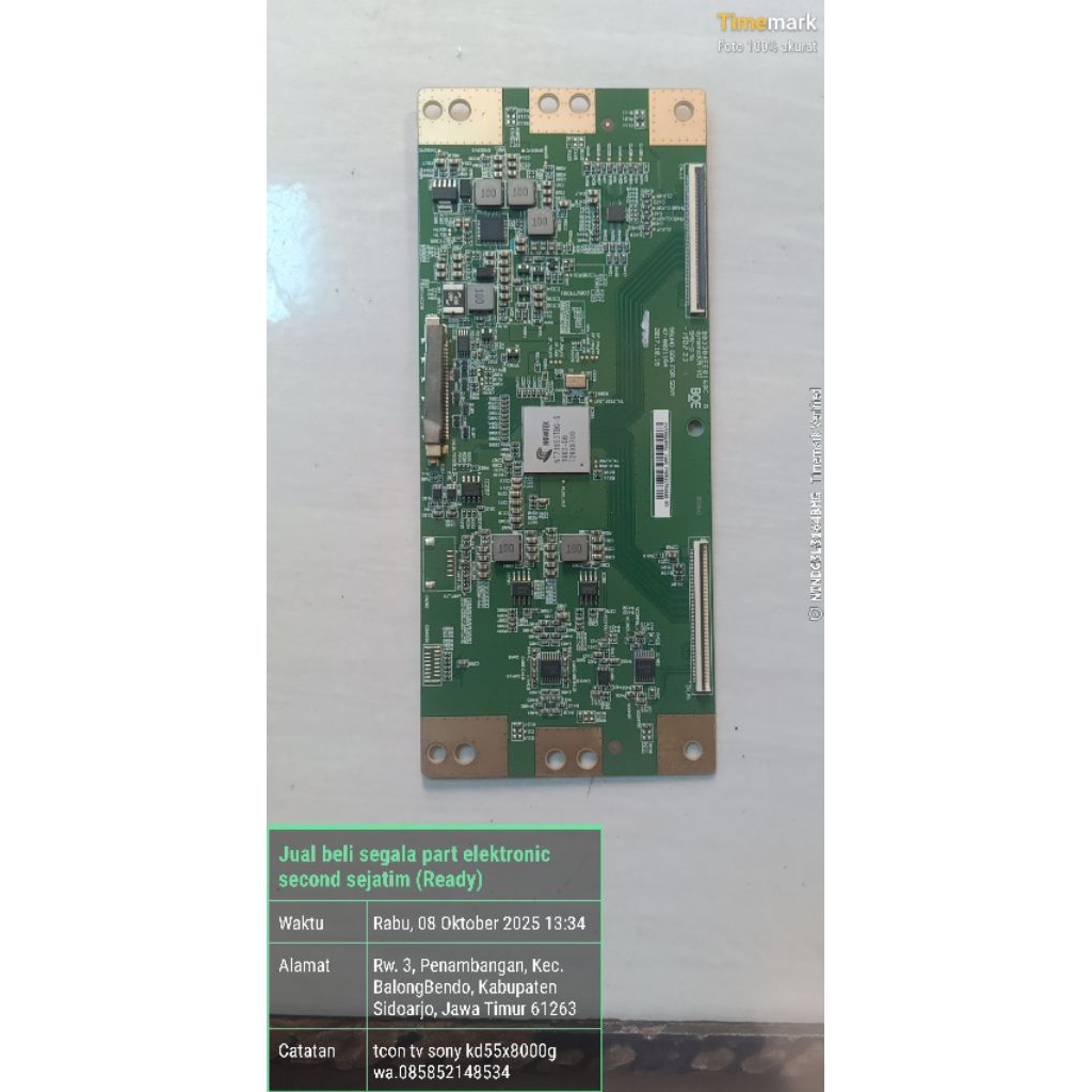 tcon tv sony kd55x8000g