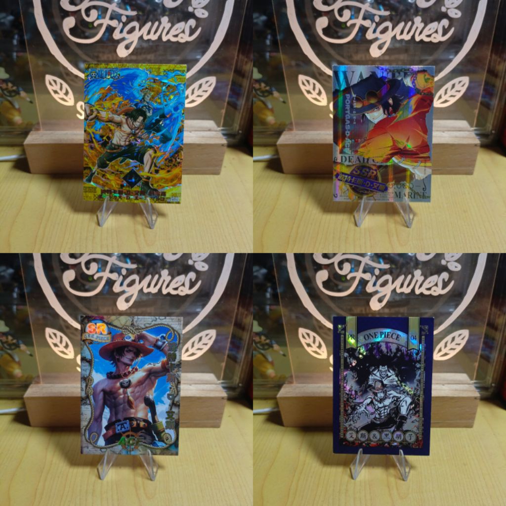 kartu/holo card ace one piece original